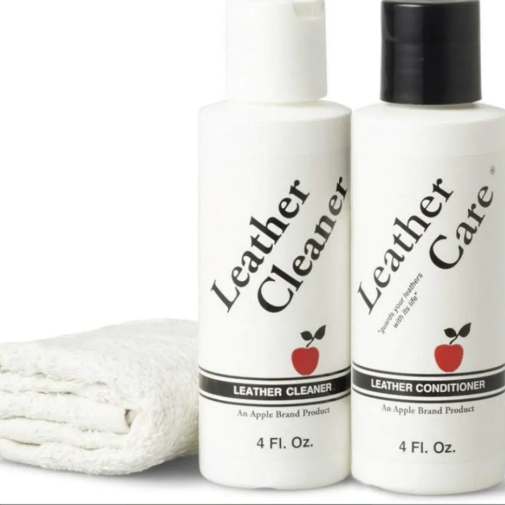 Leather Cleaner and Conditioner Set - White